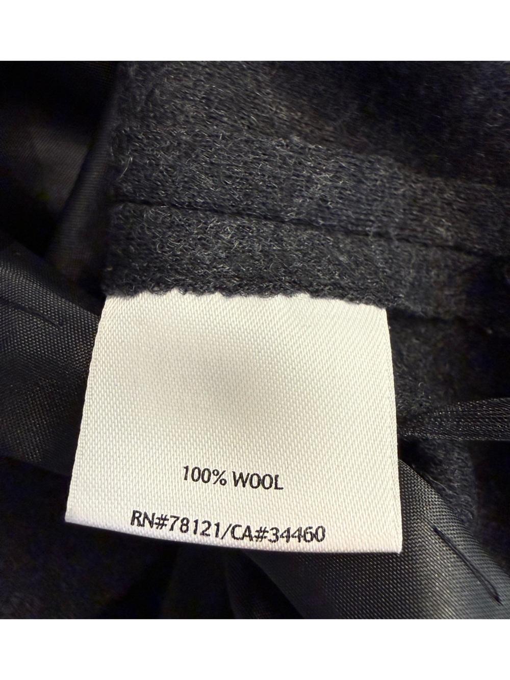 Eileen Fisher 100% Wool Jacket Petite Small PS Charcoal Gray Minimalist - Picture 5 of 9